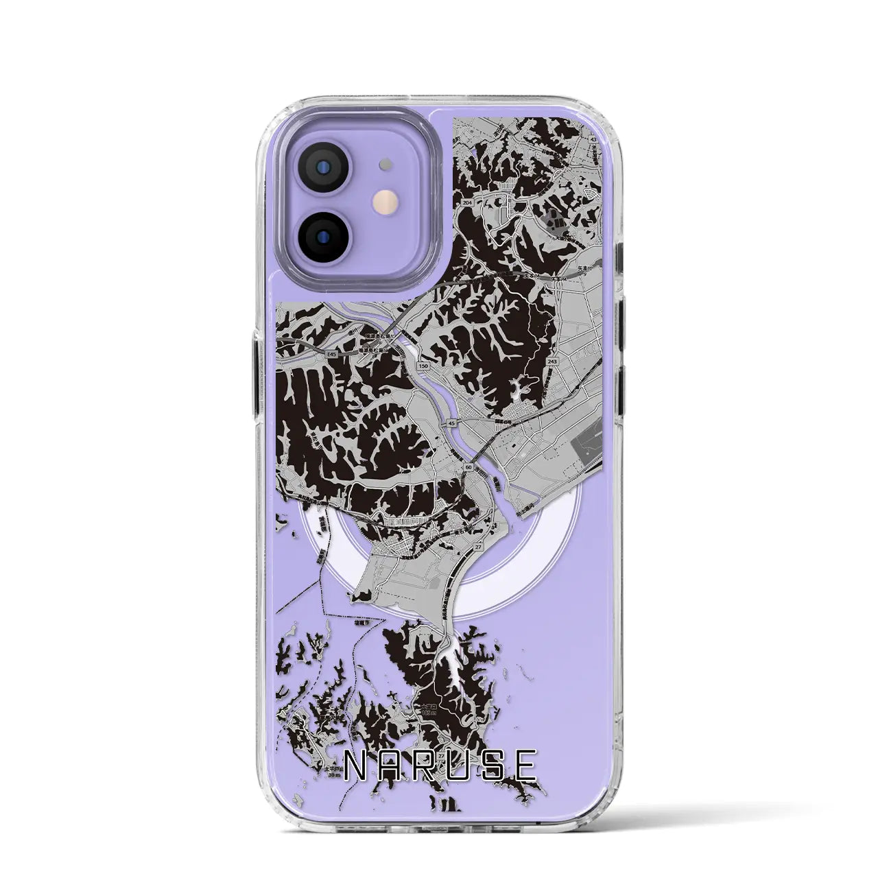 【鳴瀬(宮城県)】地図柄iPhoneケース(MagSafeタイプ)