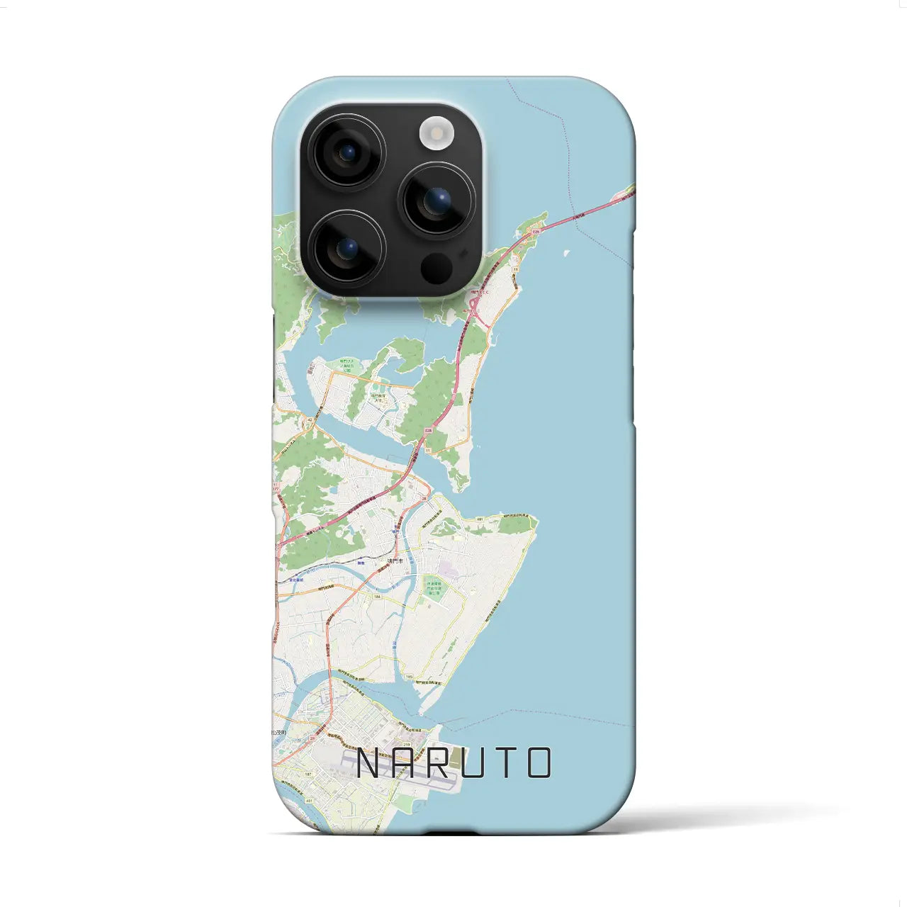 【鳴門(徳島県)】地図柄iPhoneケース(バックカバータイプ)
