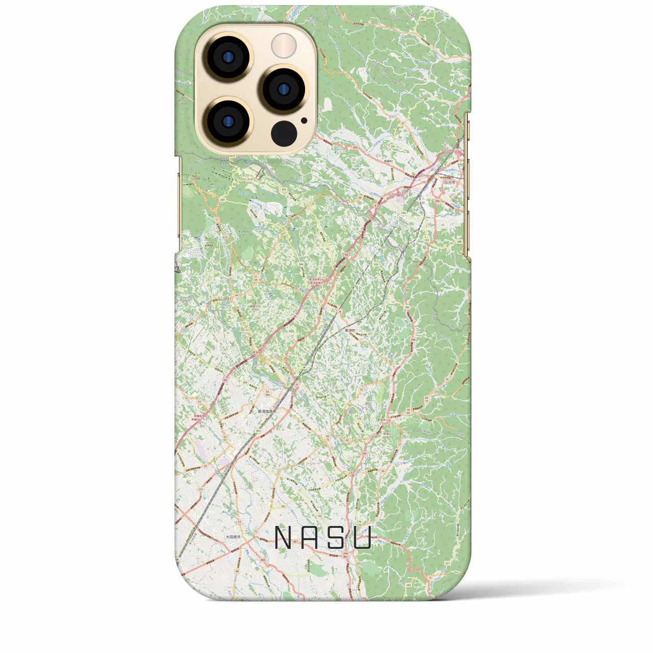 【那須(栃木県)】地図柄iPhoneケース(バックカバータイプ)