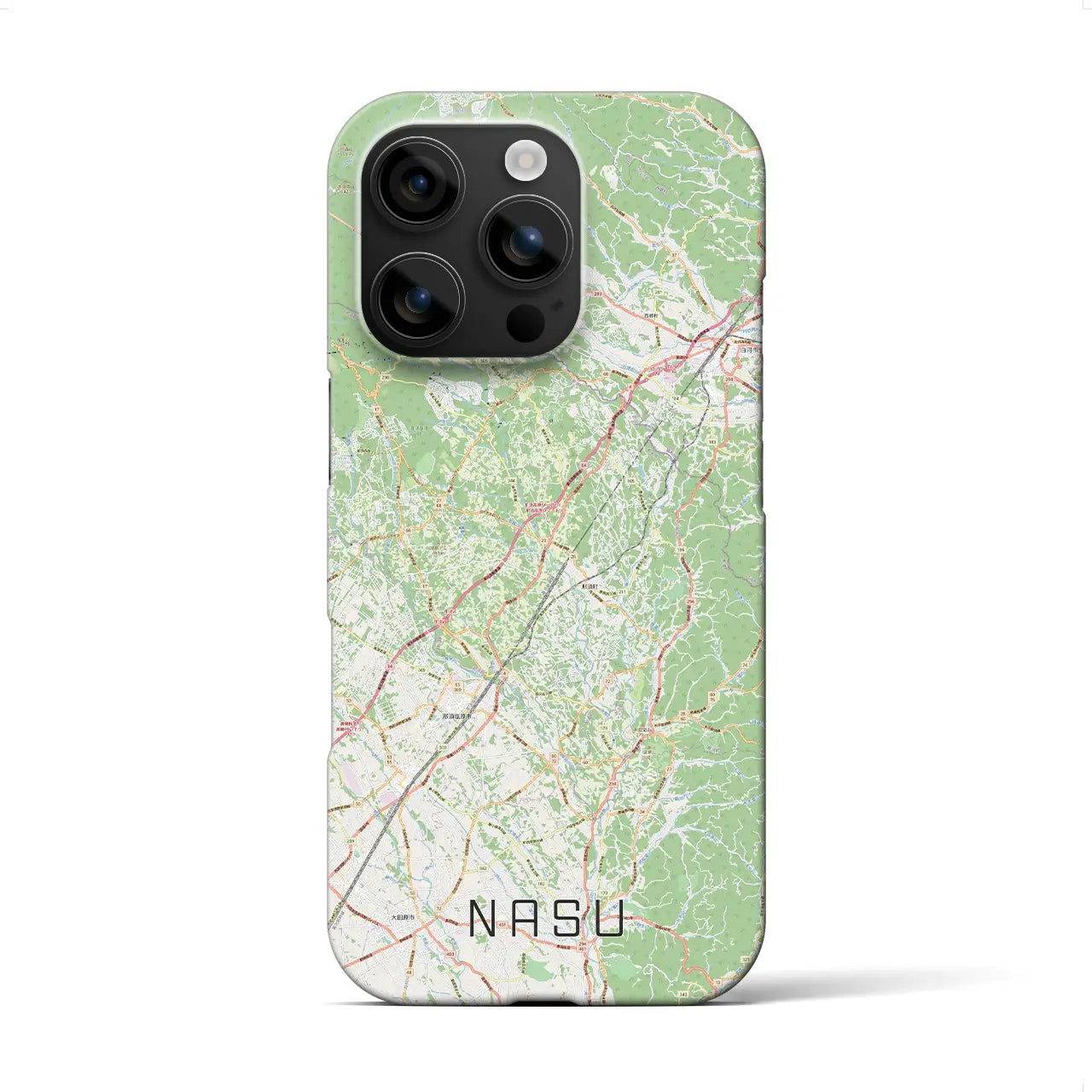 【那須(栃木県)】地図柄iPhoneケース(バックカバータイプ)