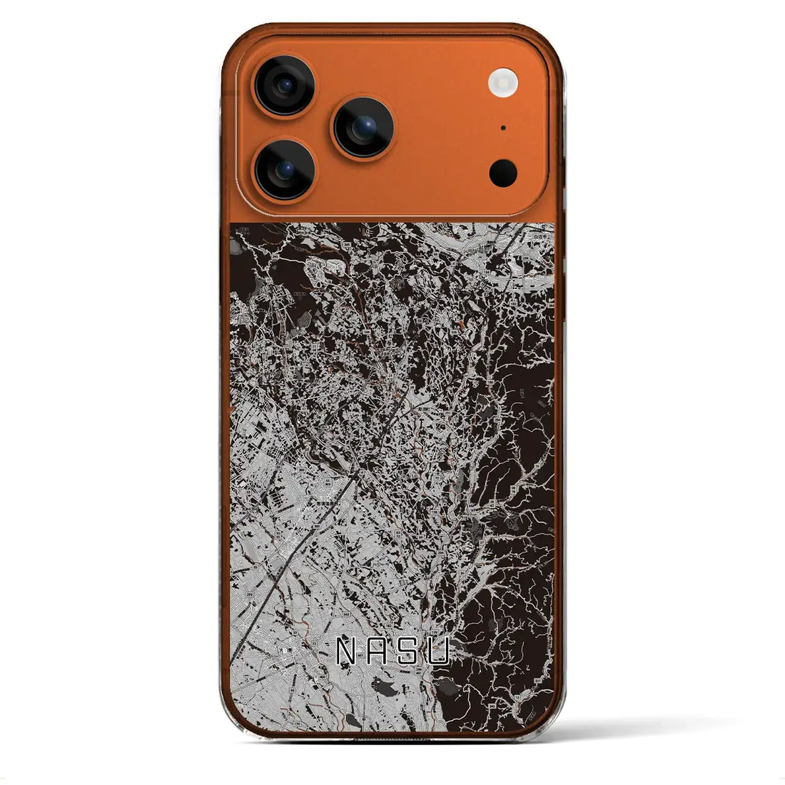 【那須(栃木県)】地図柄iPhoneケース(クリアタイプ)