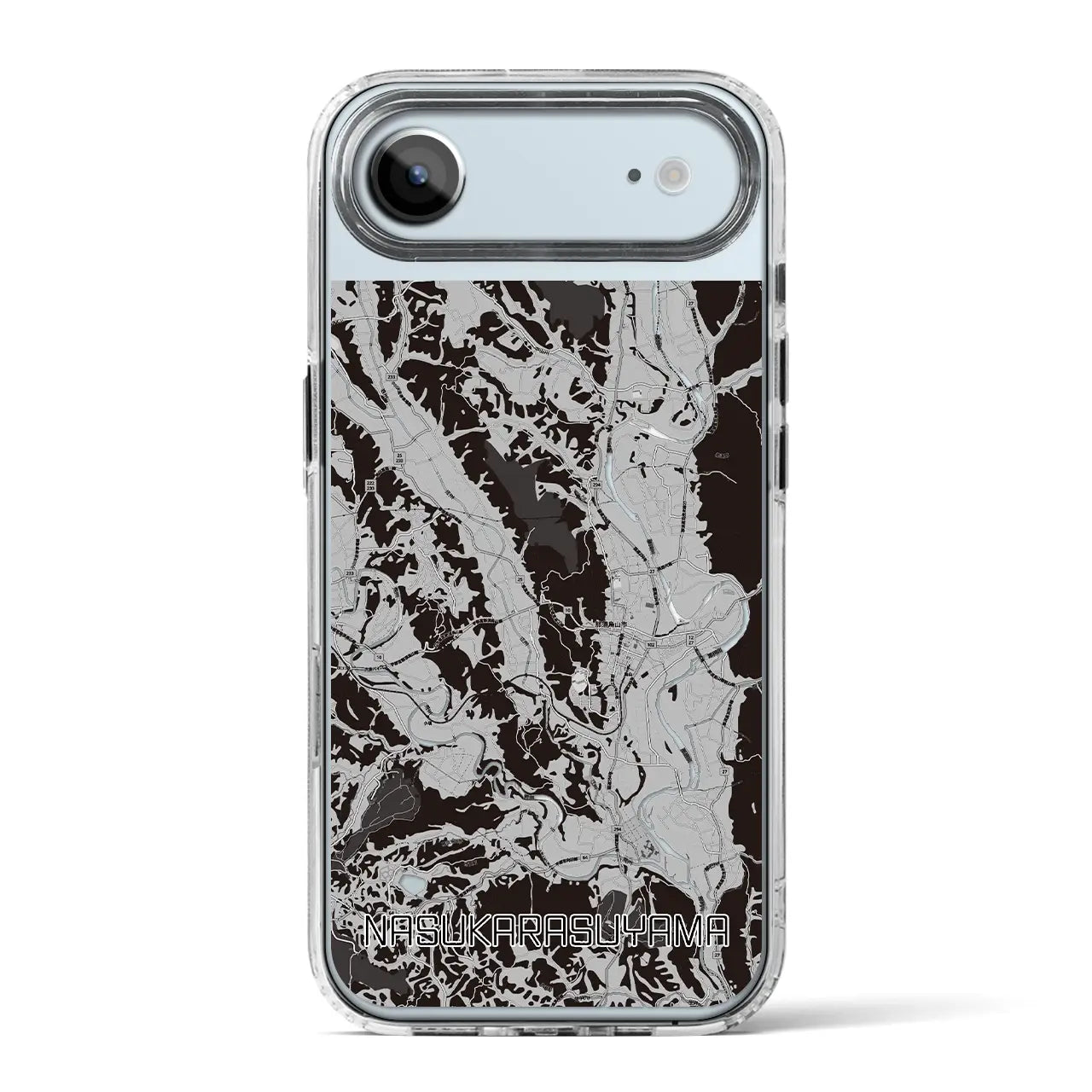 【那須烏山(栃木県)】地図柄iPhoneケース(MagSafeタイプ)