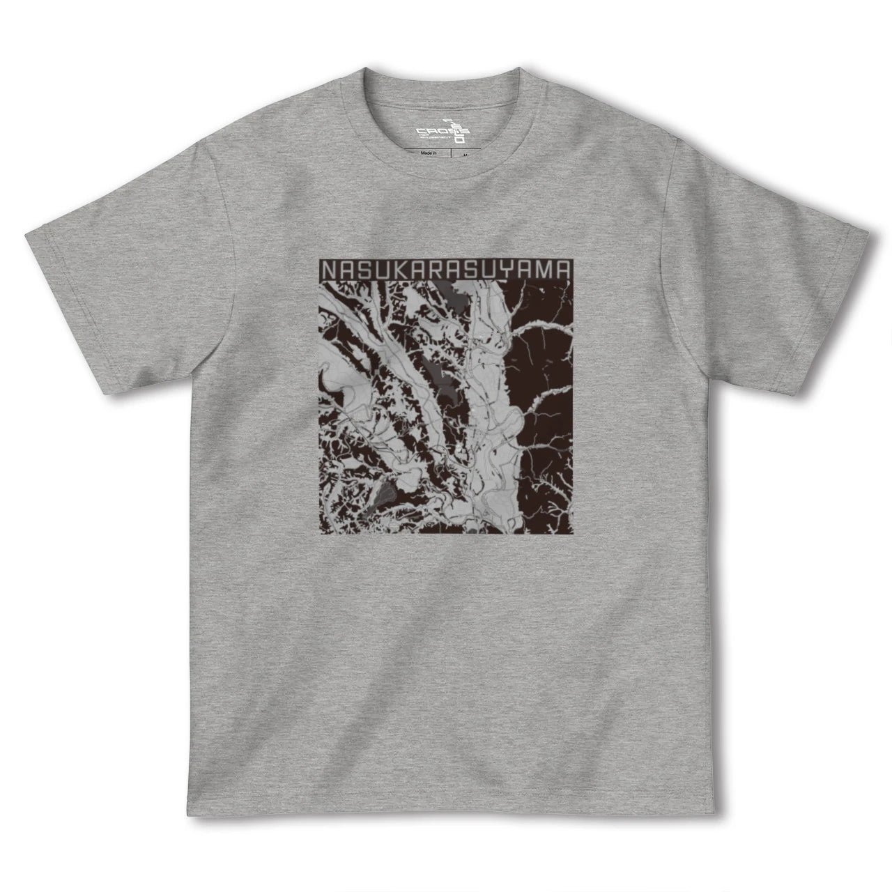 【那須烏山(栃木県)】地図柄ヘビーウェイトTシャツ