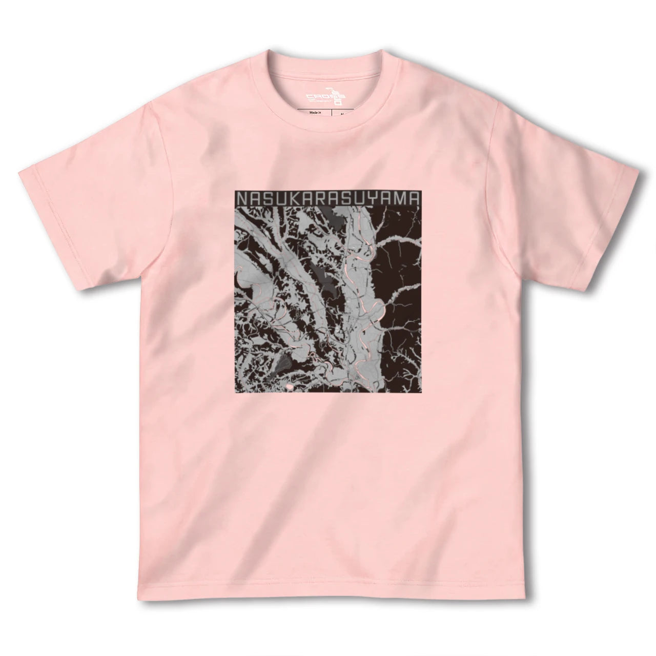 【那須烏山(栃木県)】地図柄ヘビーウェイトTシャツ