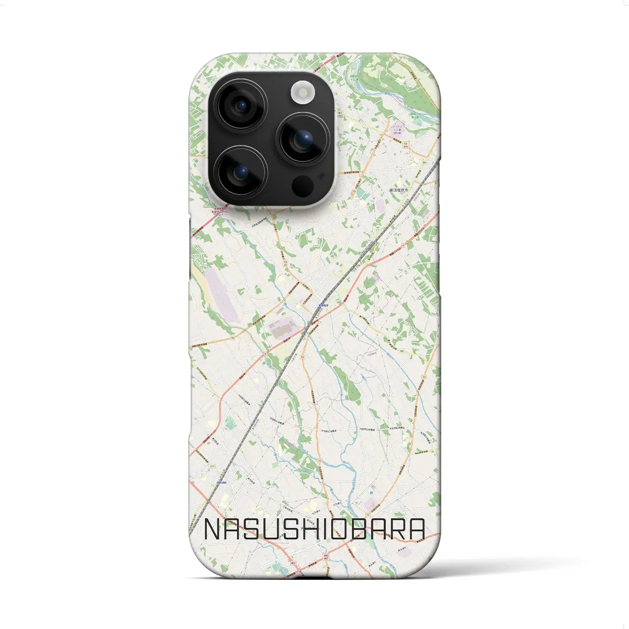 【那須塩原(栃木県)】地図柄iPhoneケース(バックカバータイプ)