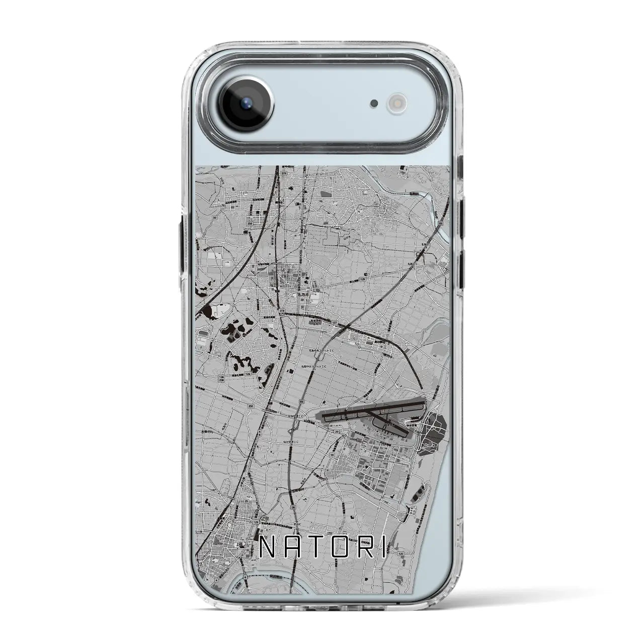 【名取(宮城県)】地図柄iPhoneケース(MagSafeタイプ)