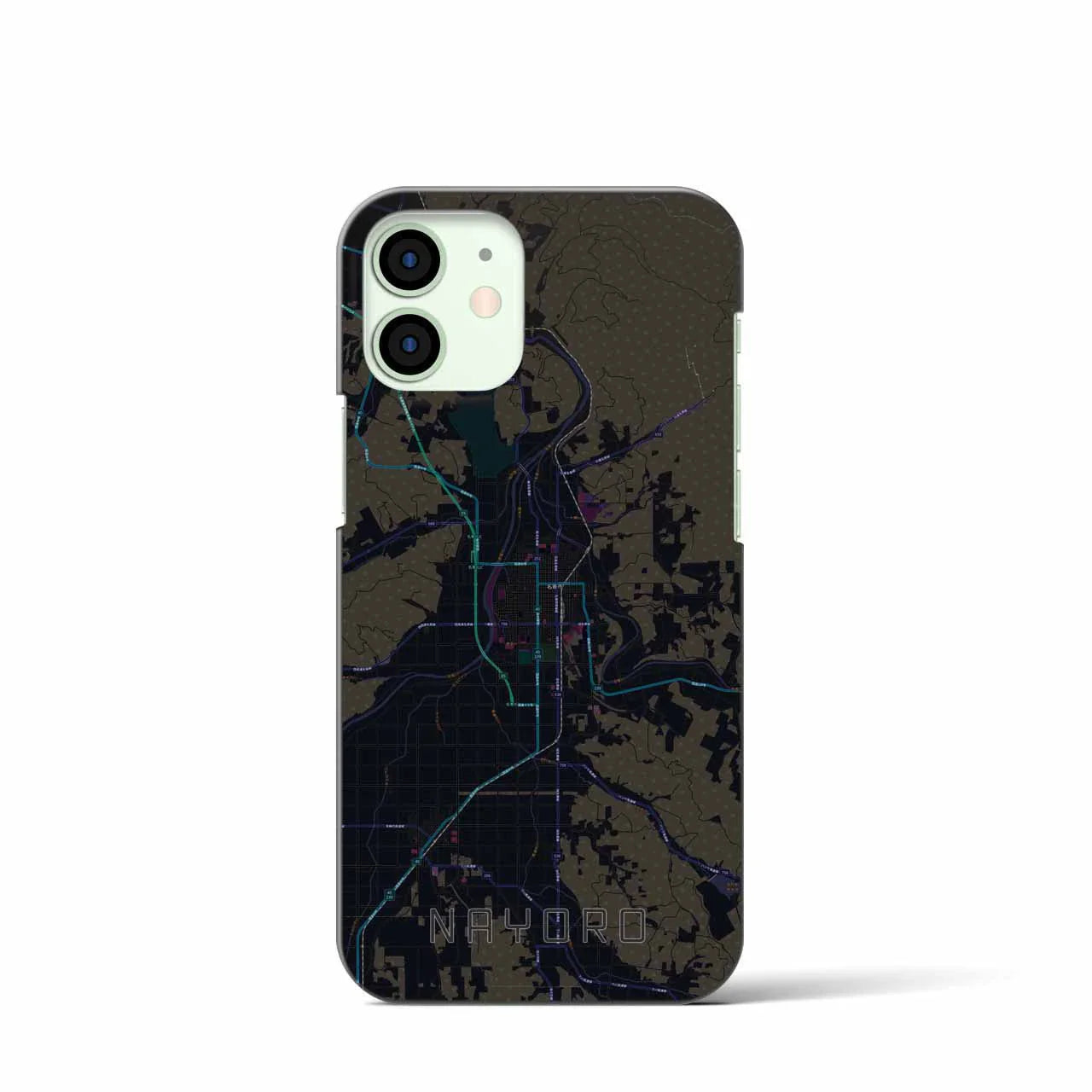 【名寄(北海道)】地図柄iPhoneケース(バックカバータイプ)