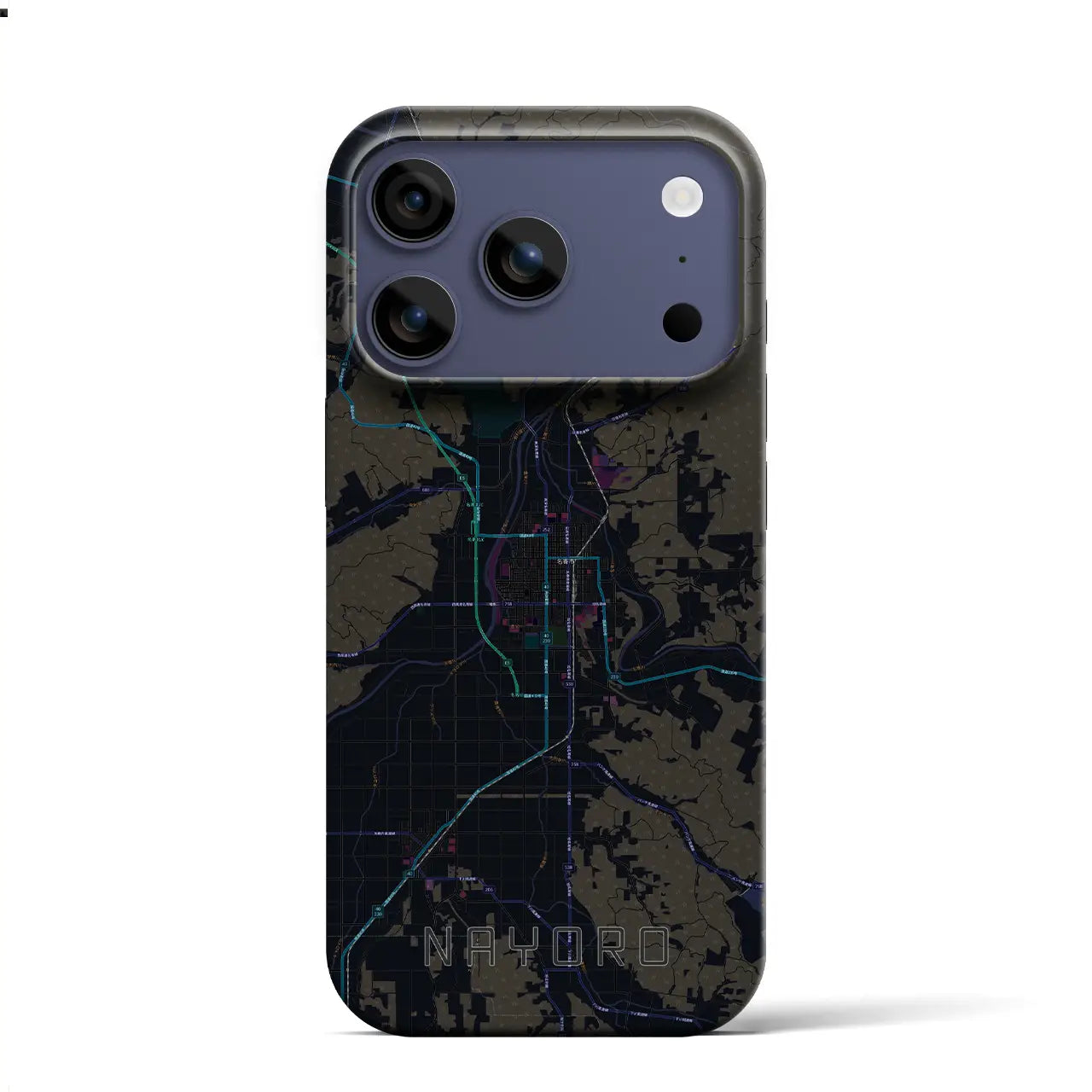 【名寄(北海道)】地図柄iPhoneケース(バックカバータイプ)