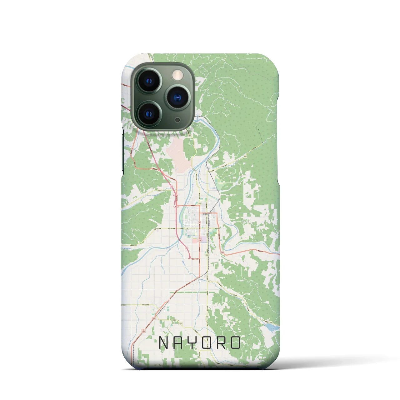 【名寄(北海道)】地図柄iPhoneケース(バックカバータイプ)