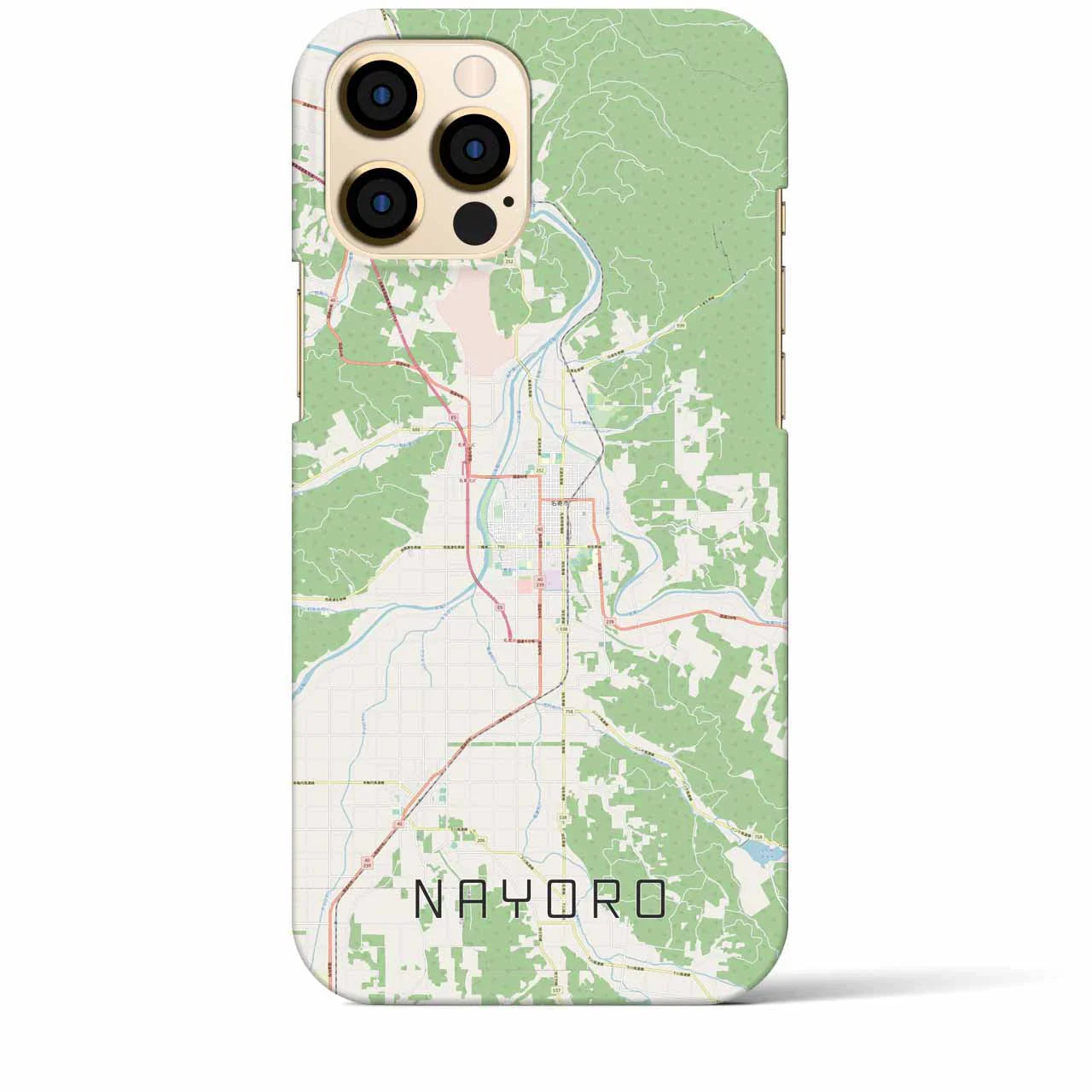 【名寄(北海道)】地図柄iPhoneケース(バックカバータイプ)