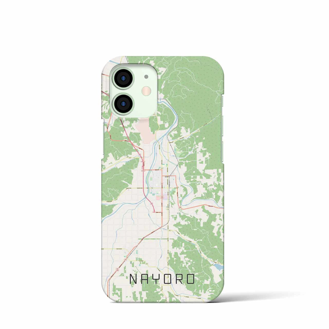 【名寄(北海道)】地図柄iPhoneケース(バックカバータイプ)