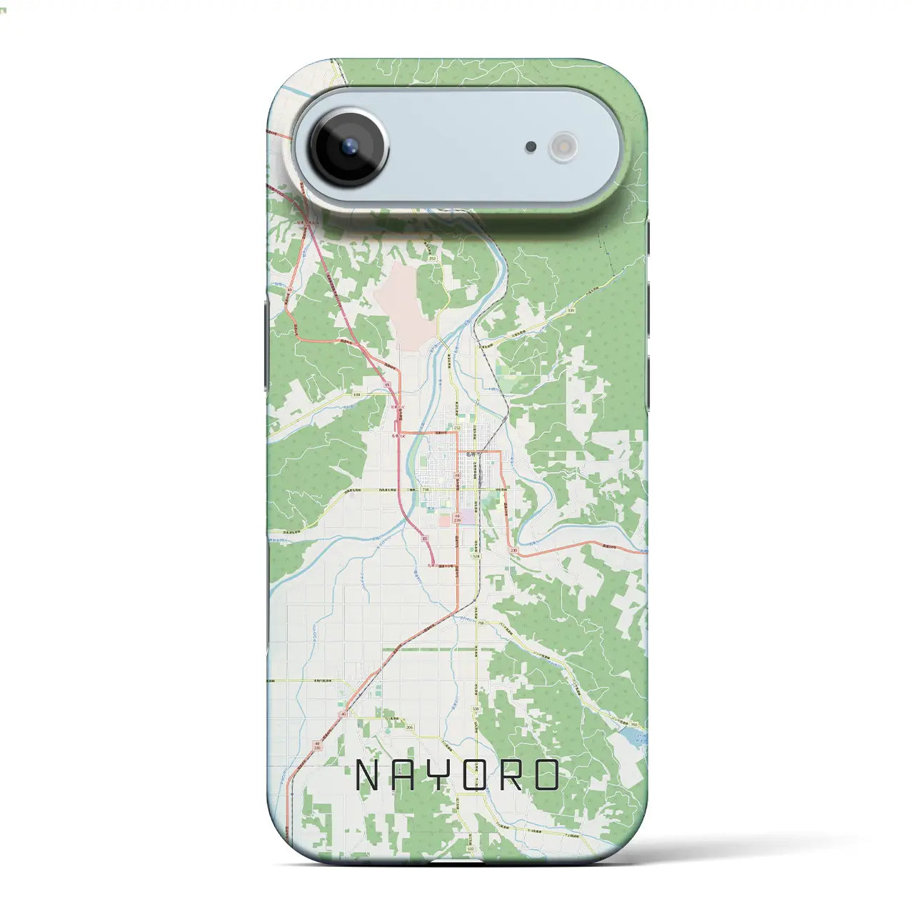 【名寄(北海道)】地図柄iPhoneケース(バックカバータイプ)