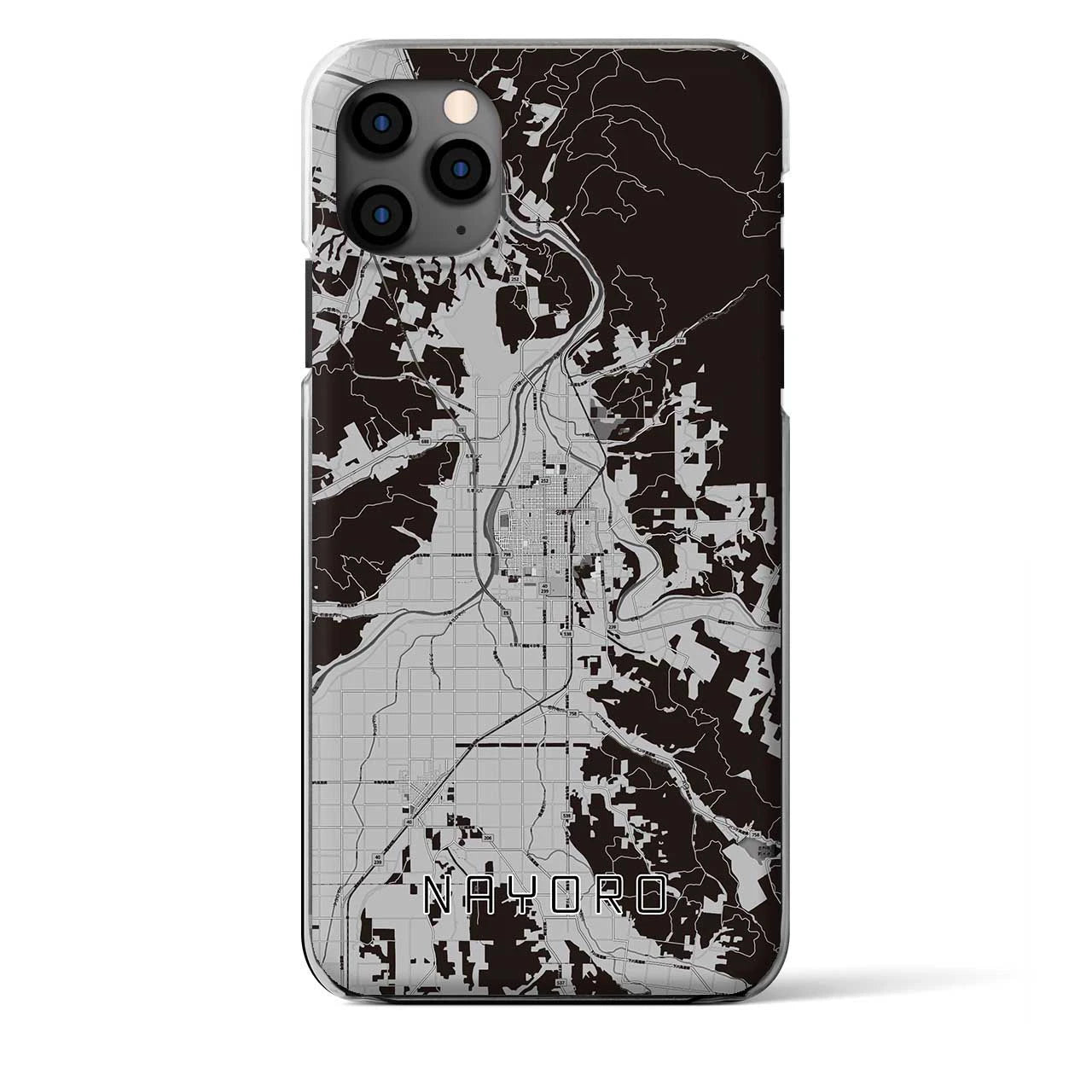 【名寄(北海道)】地図柄iPhoneケース(クリアタイプ)
