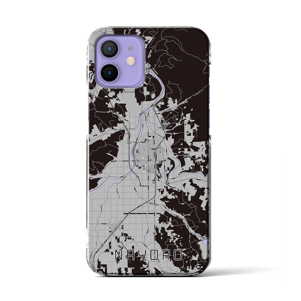 【名寄(北海道)】地図柄iPhoneケース(クリアタイプ)