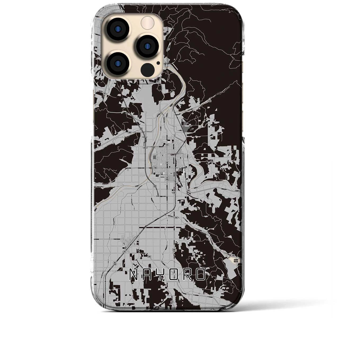 【名寄(北海道)】地図柄iPhoneケース(クリアタイプ)