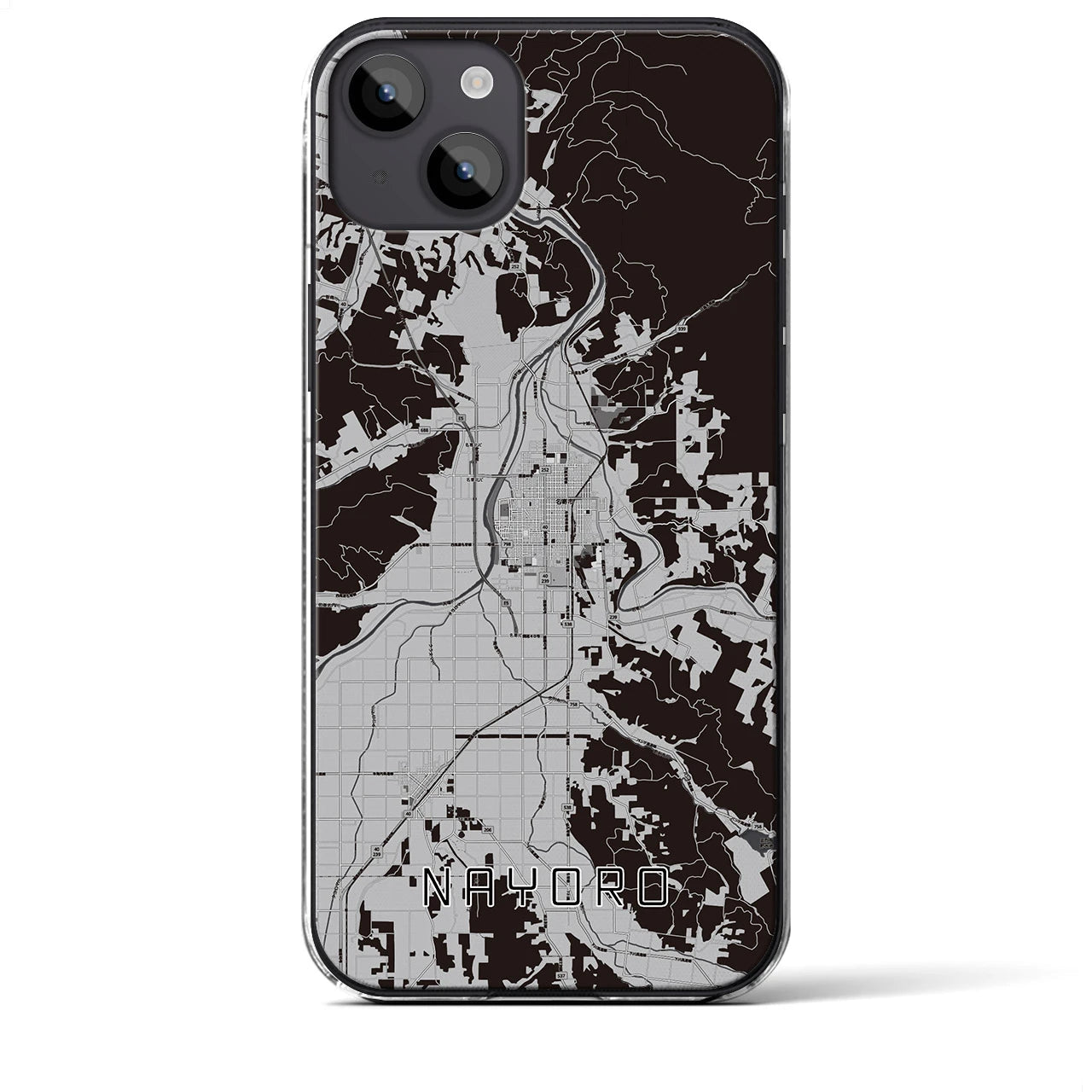 【名寄(北海道)】地図柄iPhoneケース(クリアタイプ)