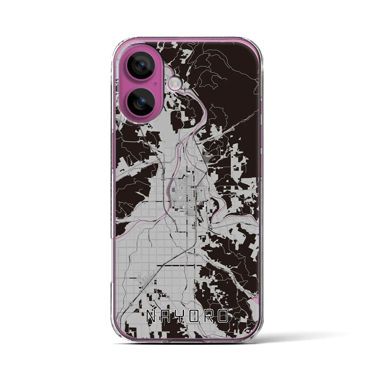 【名寄(北海道)】地図柄iPhoneケース(クリアタイプ)