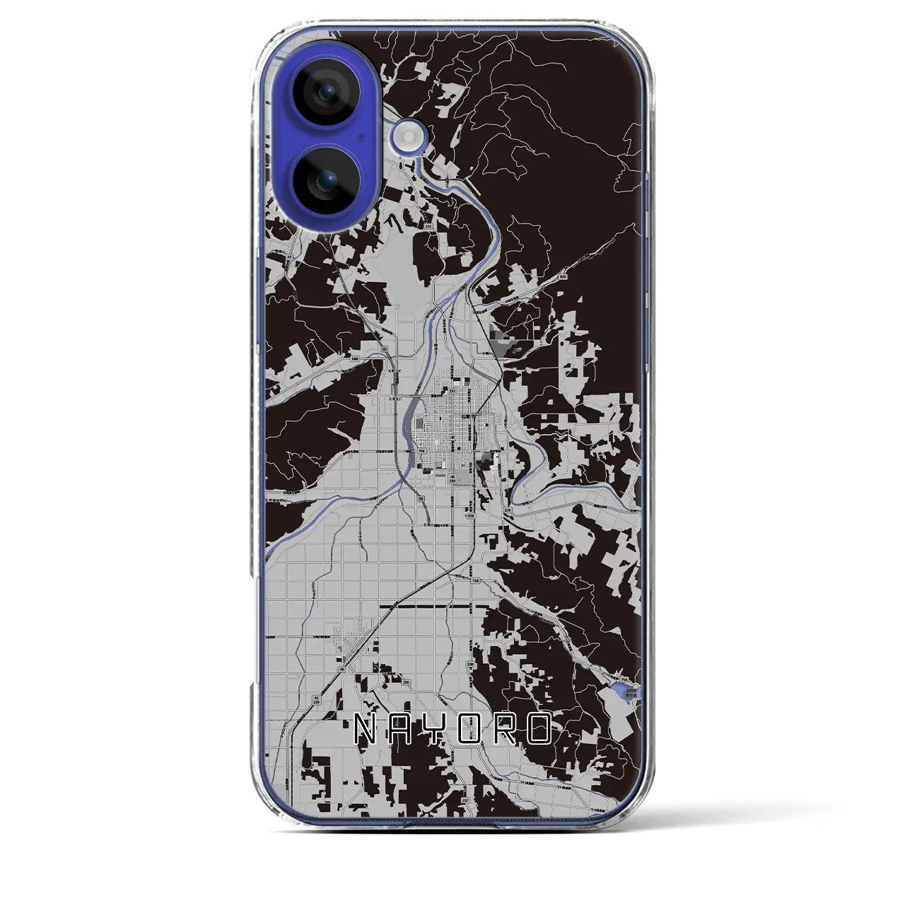 【名寄(北海道)】地図柄iPhoneケース(クリアタイプ)