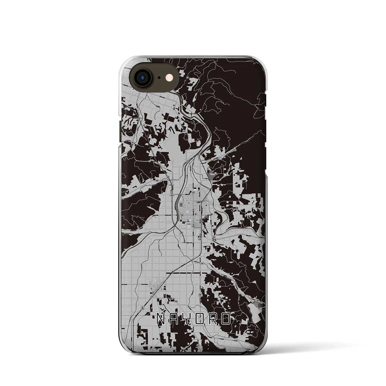 【名寄(北海道)】地図柄iPhoneケース(クリアタイプ)