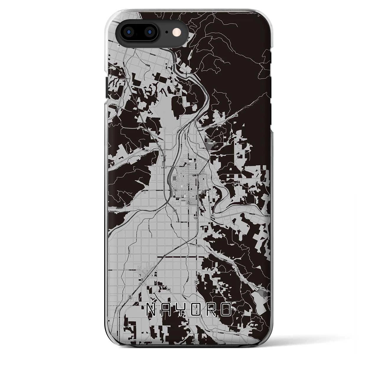 【名寄(北海道)】地図柄iPhoneケース(クリアタイプ)