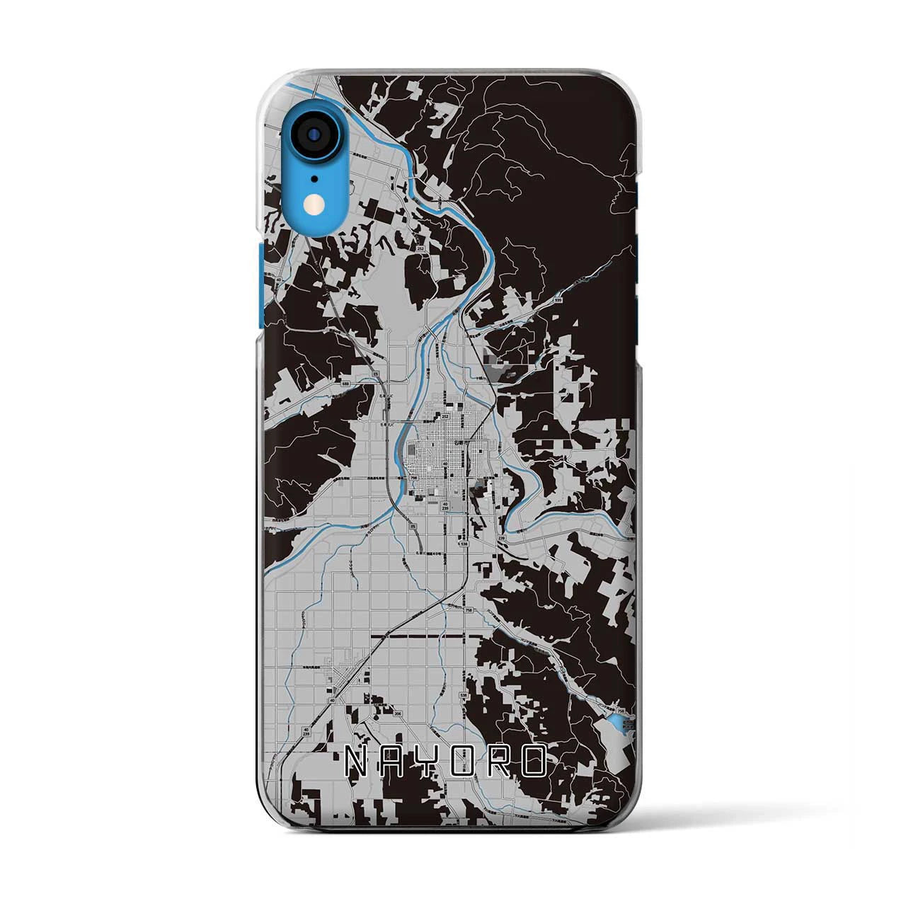 【名寄(北海道)】地図柄iPhoneケース(クリアタイプ)