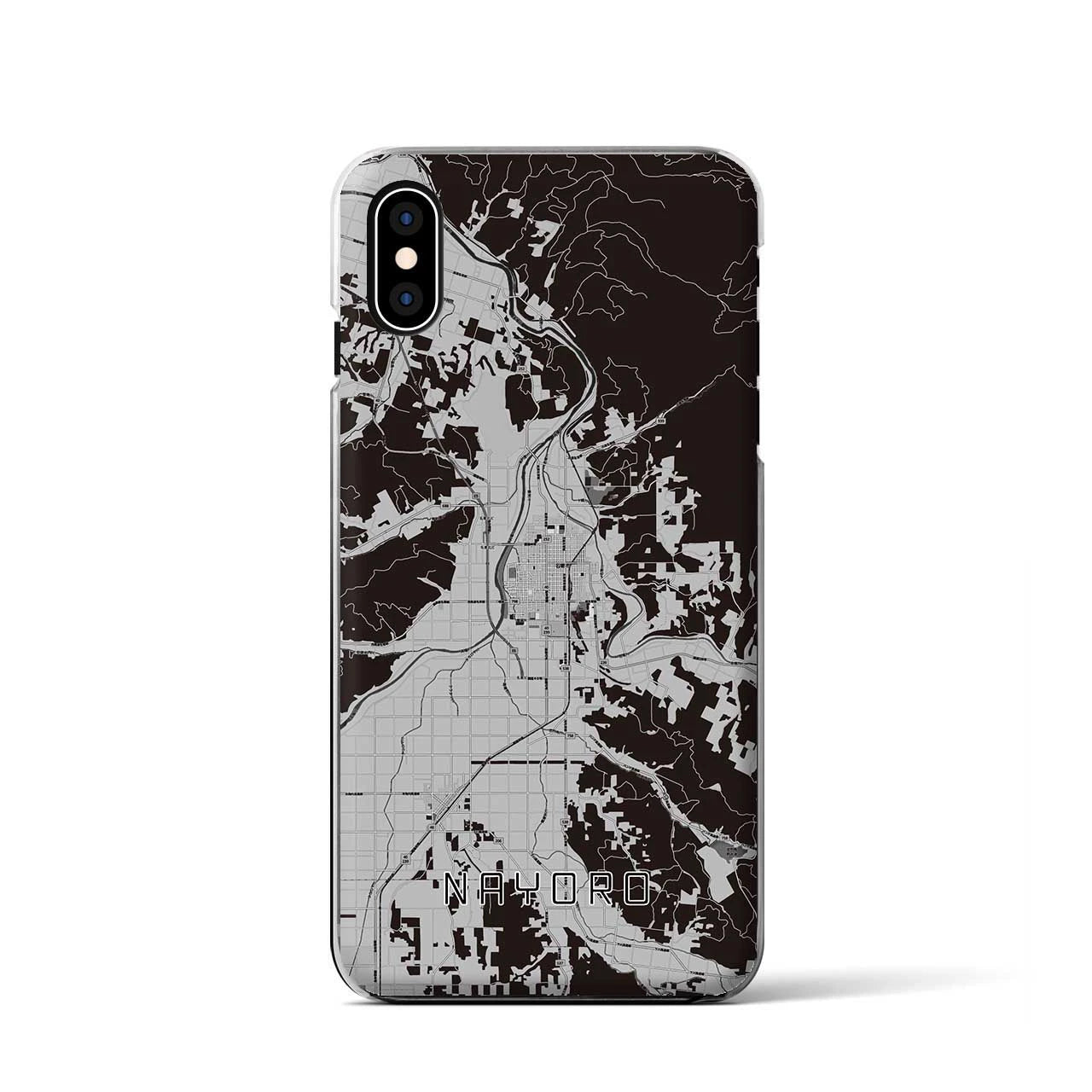 【名寄(北海道)】地図柄iPhoneケース(クリアタイプ)