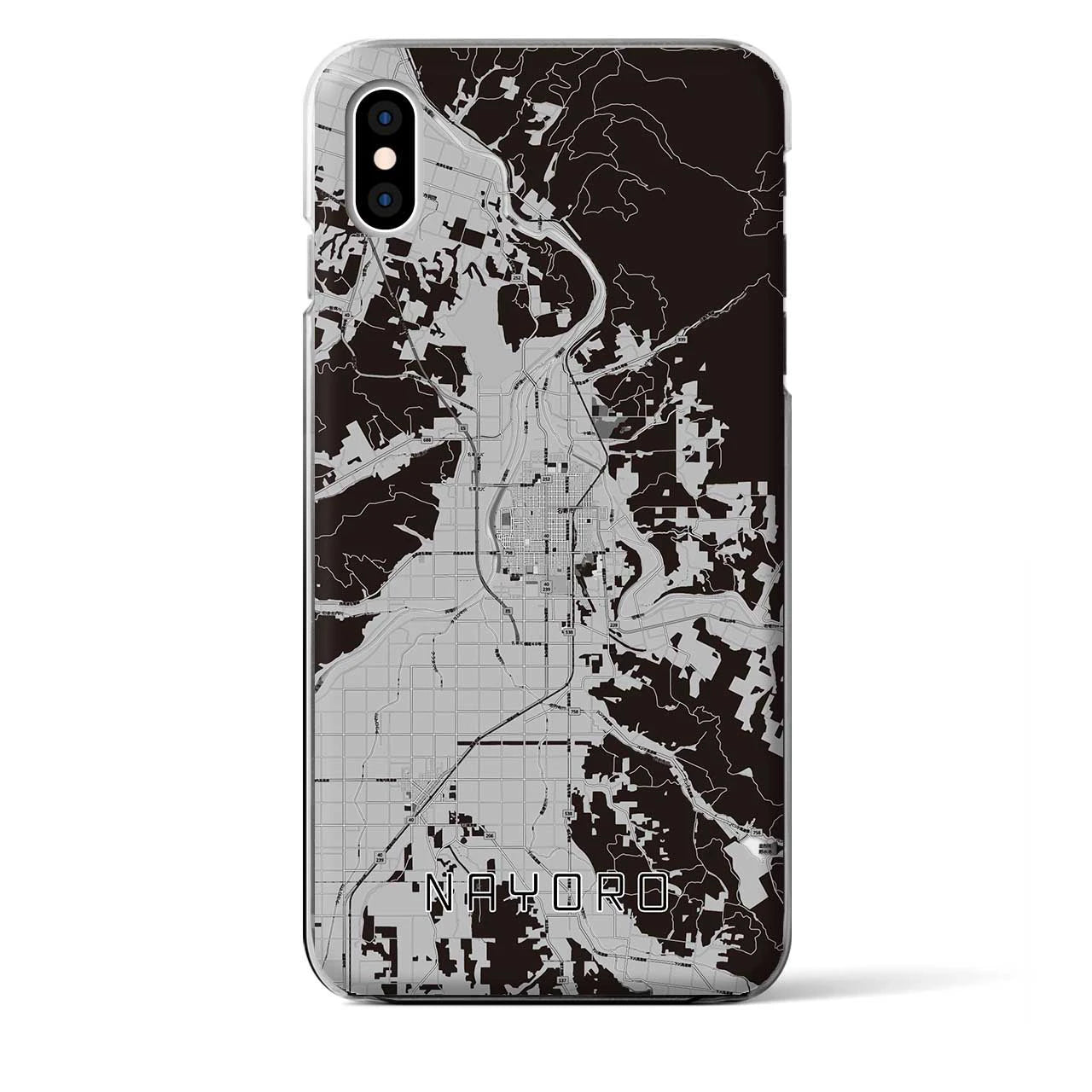 【名寄(北海道)】地図柄iPhoneケース(クリアタイプ)