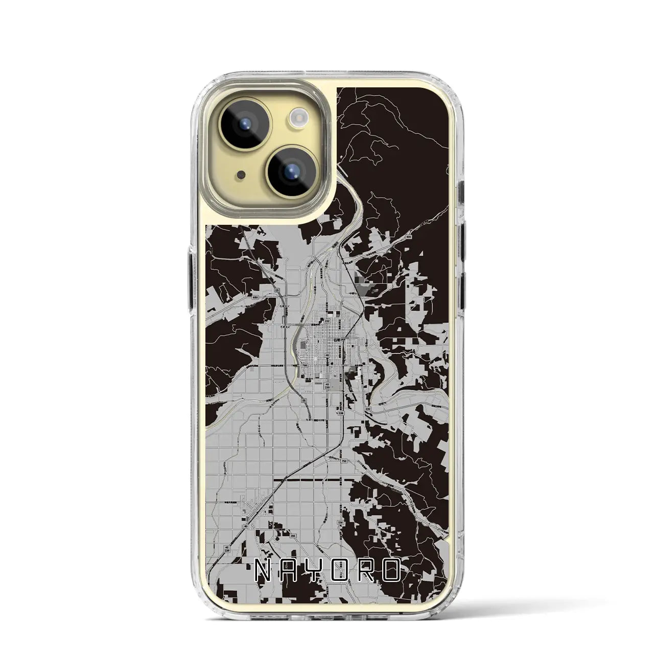 【名寄(北海道)】地図柄iPhoneケース(MagSafeタイプ)