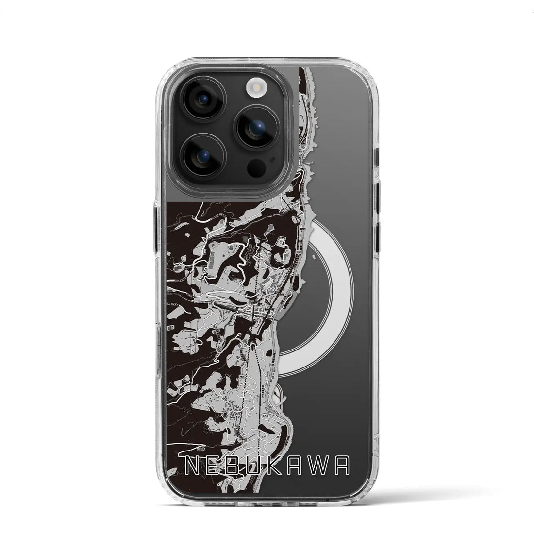 【根府川(神奈川県)】地図柄iPhoneケース(MagSafeタイプ)