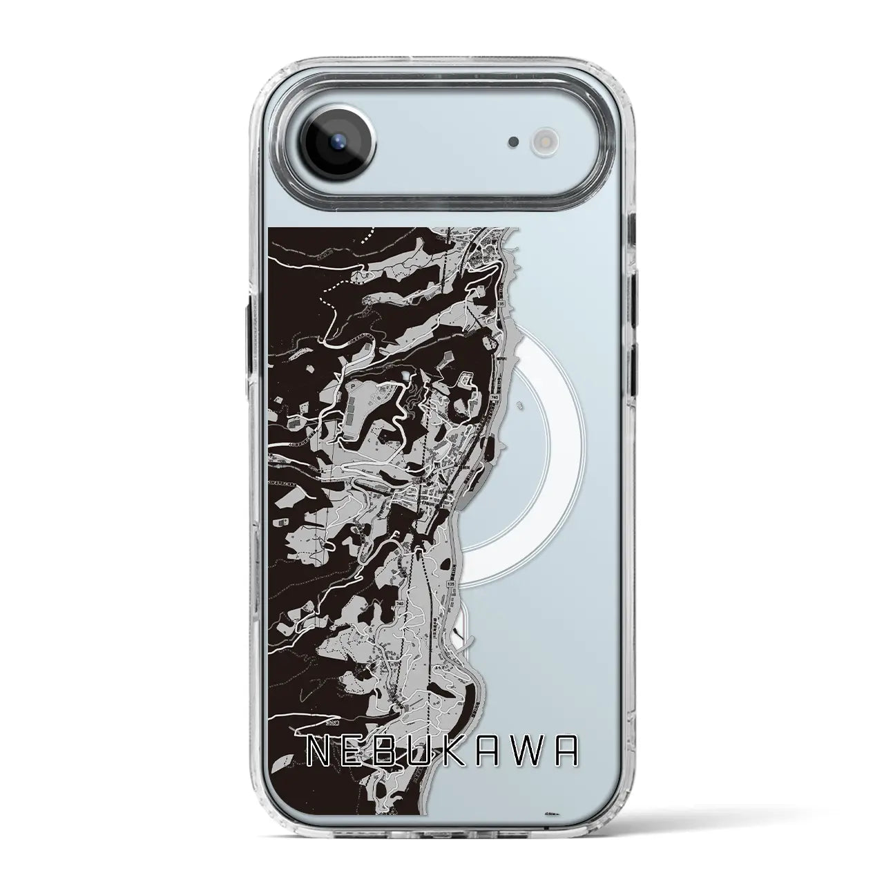 【根府川(神奈川県)】地図柄iPhoneケース(MagSafeタイプ)