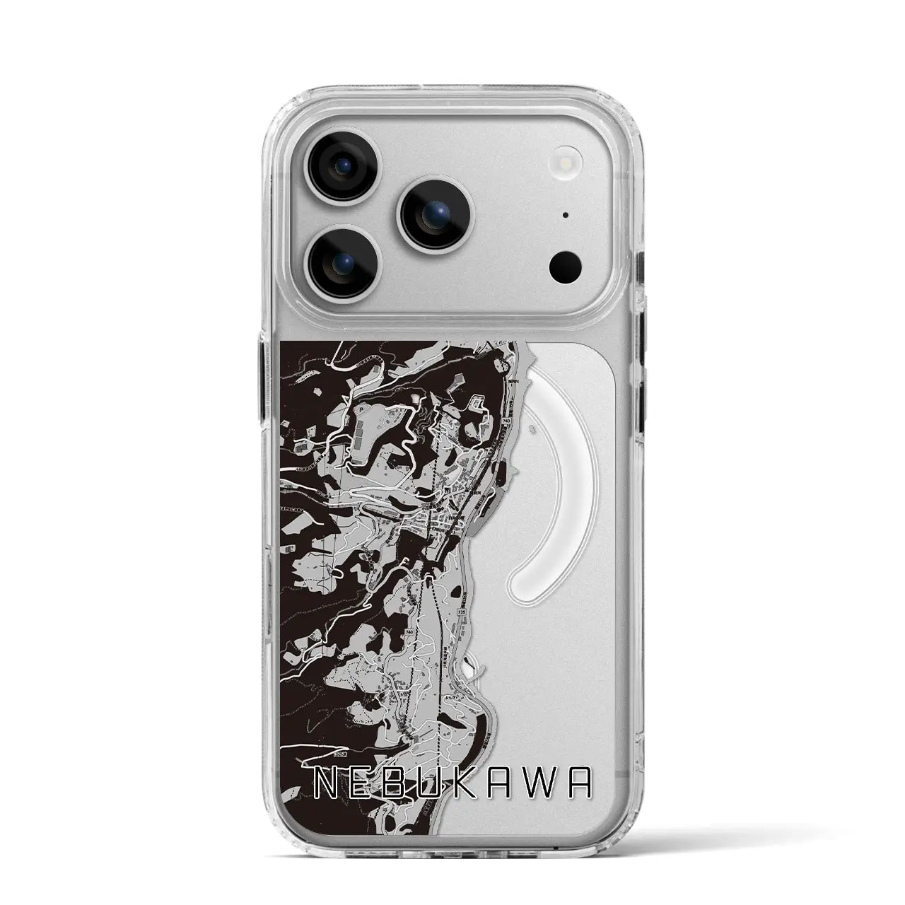 【根府川(神奈川県)】地図柄iPhoneケース(MagSafeタイプ)