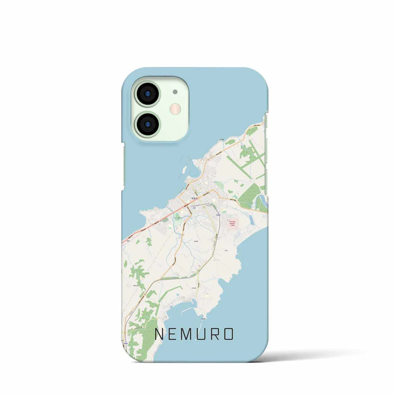 【根室(北海道)】地図柄iPhoneケース(バックカバータイプ)