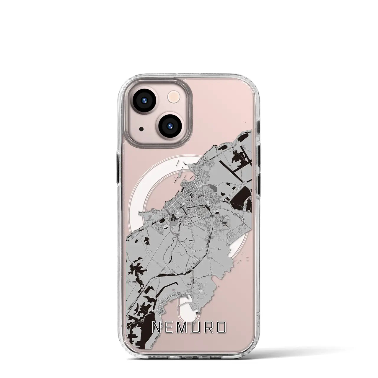 【根室(北海道)】地図柄iPhoneケース(MagSafeタイプ)