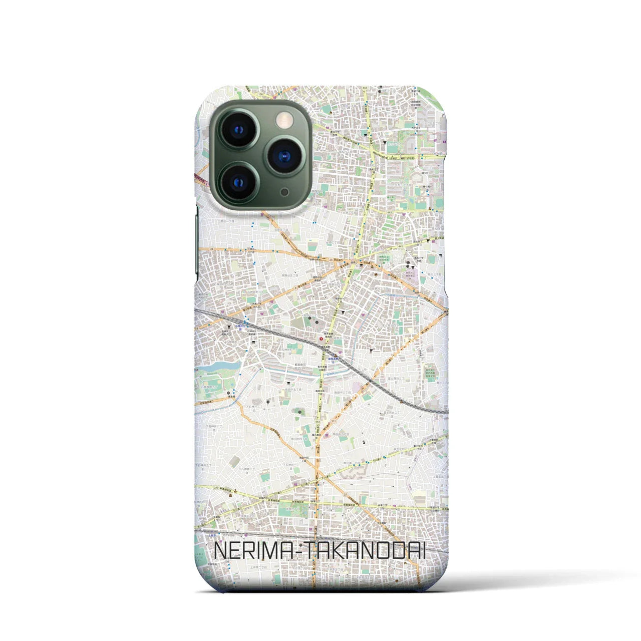 【練馬高野台(東京都)】地図柄iPhoneケース(バックカバータイプ)
