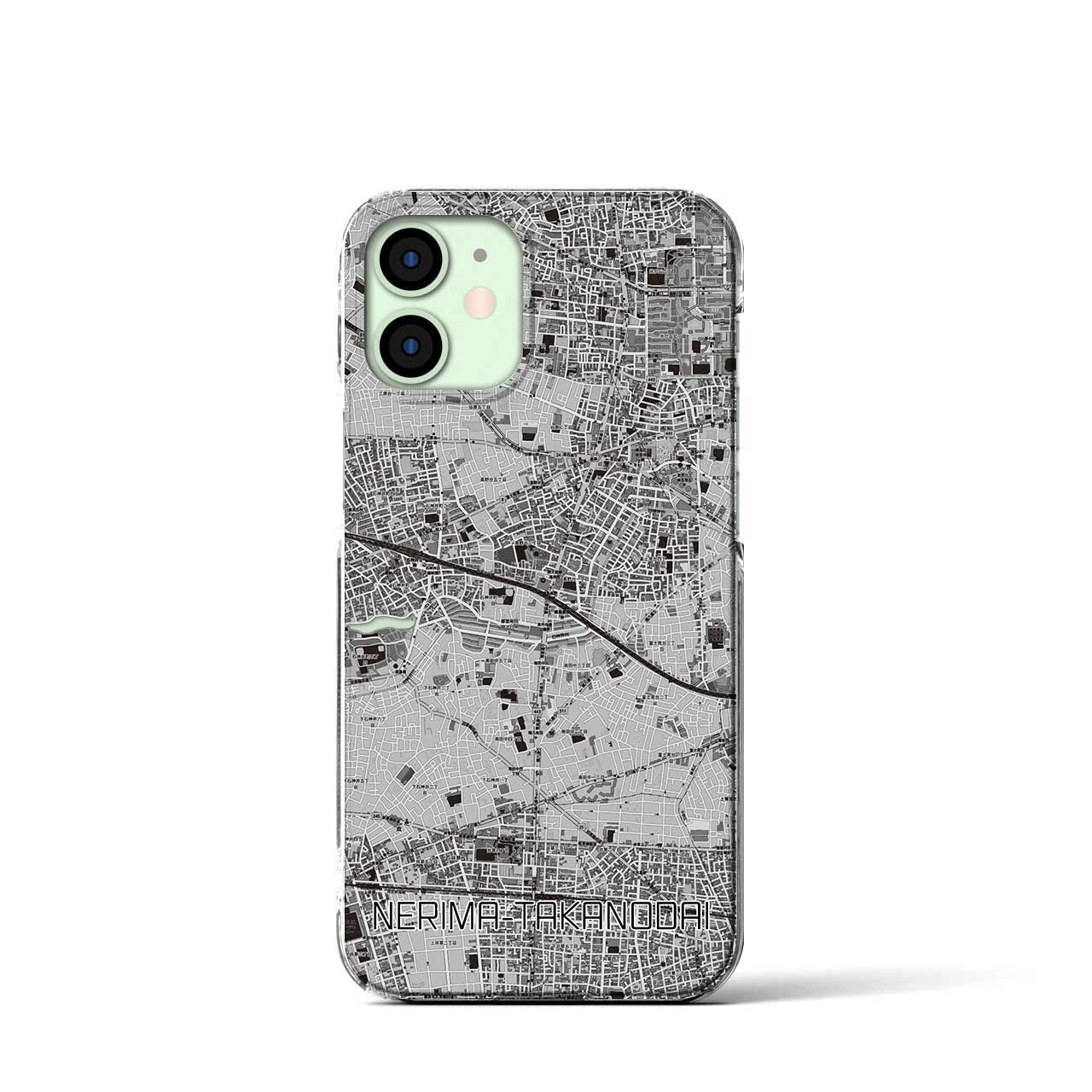 【練馬高野台(東京都)】地図柄iPhoneケース(クリアタイプ)