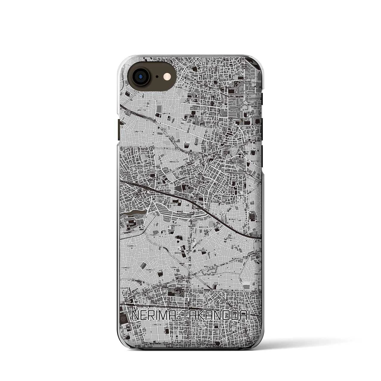 【練馬高野台(東京都)】地図柄iPhoneケース(クリアタイプ)