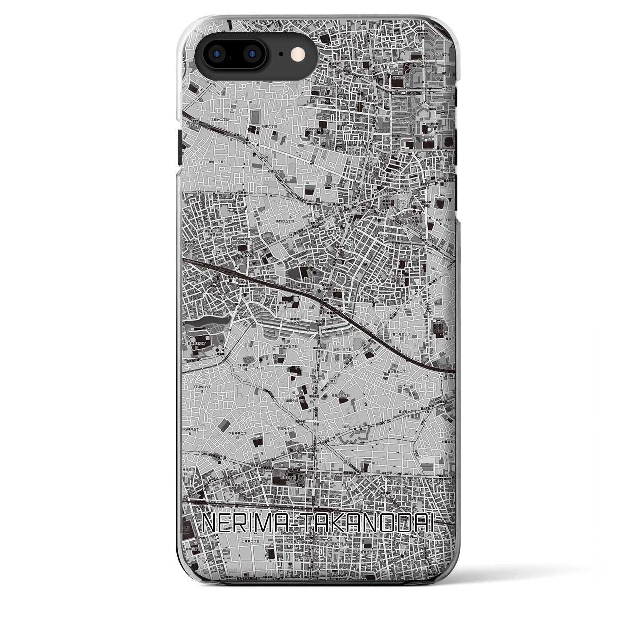 【練馬高野台(東京都)】地図柄iPhoneケース(クリアタイプ)