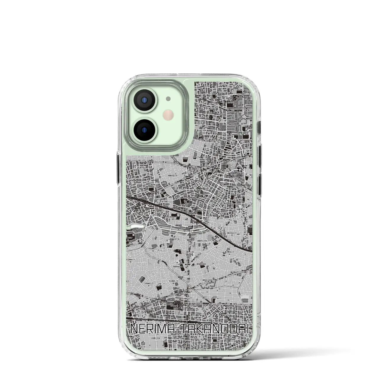 【練馬高野台(東京都)】地図柄iPhoneケース(MagSafeタイプ)