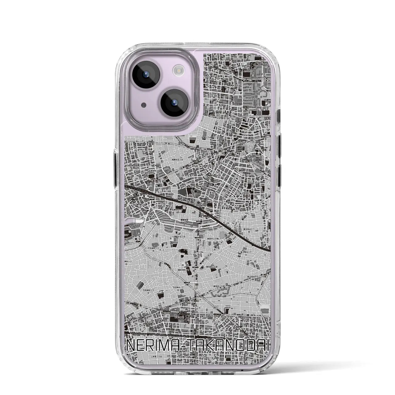 【練馬高野台(東京都)】地図柄iPhoneケース(MagSafeタイプ)