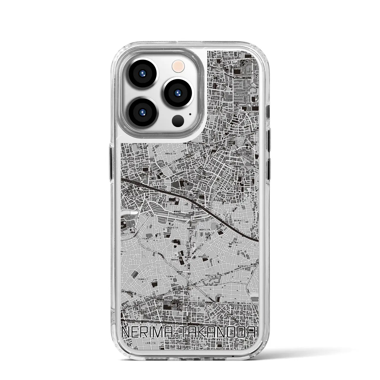 【練馬高野台(東京都)】地図柄iPhoneケース(MagSafeタイプ)