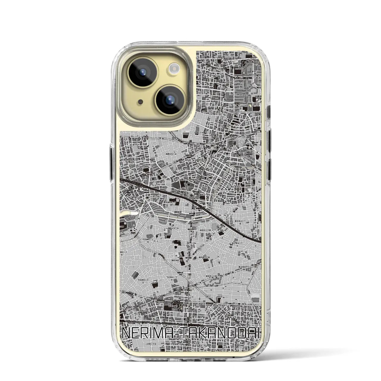 【練馬高野台(東京都)】地図柄iPhoneケース(MagSafeタイプ)