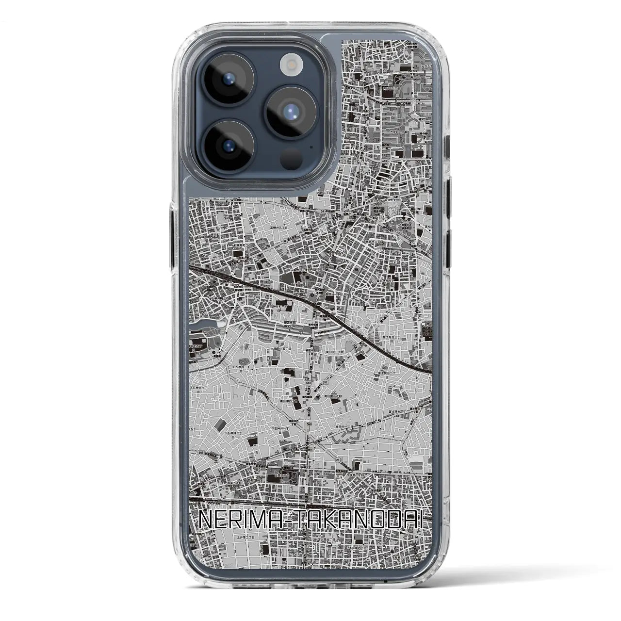 【練馬高野台(東京都)】地図柄iPhoneケース(MagSafeタイプ)