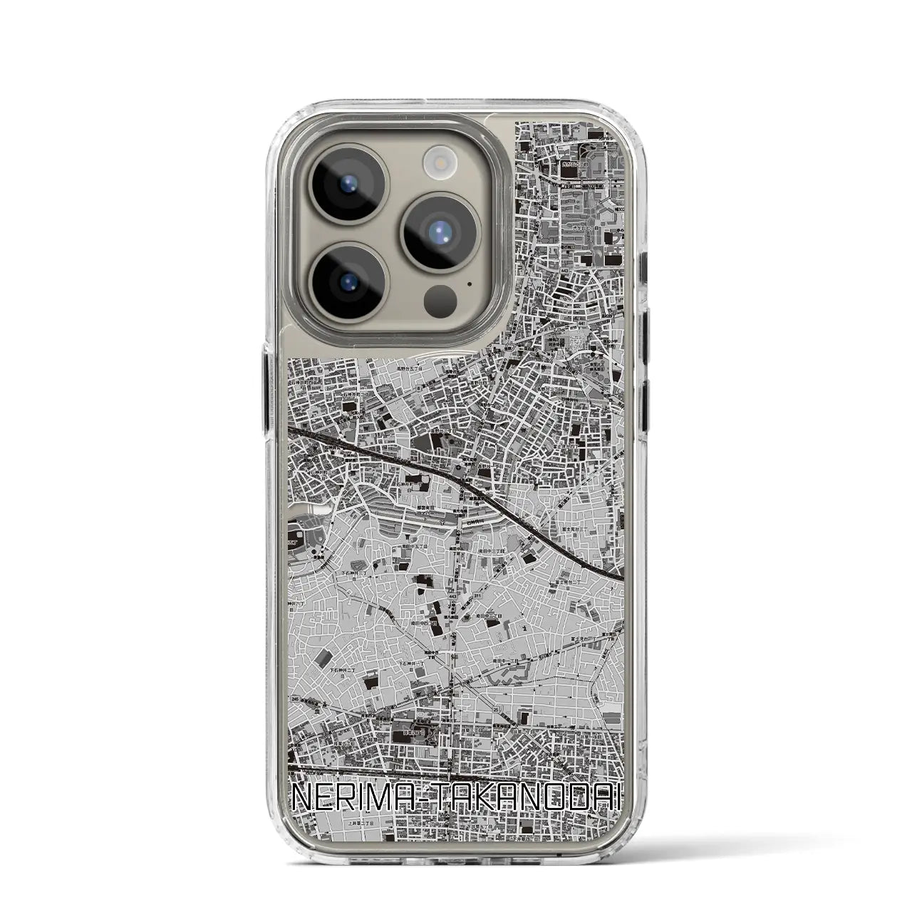 【練馬高野台(東京都)】地図柄iPhoneケース(MagSafeタイプ)