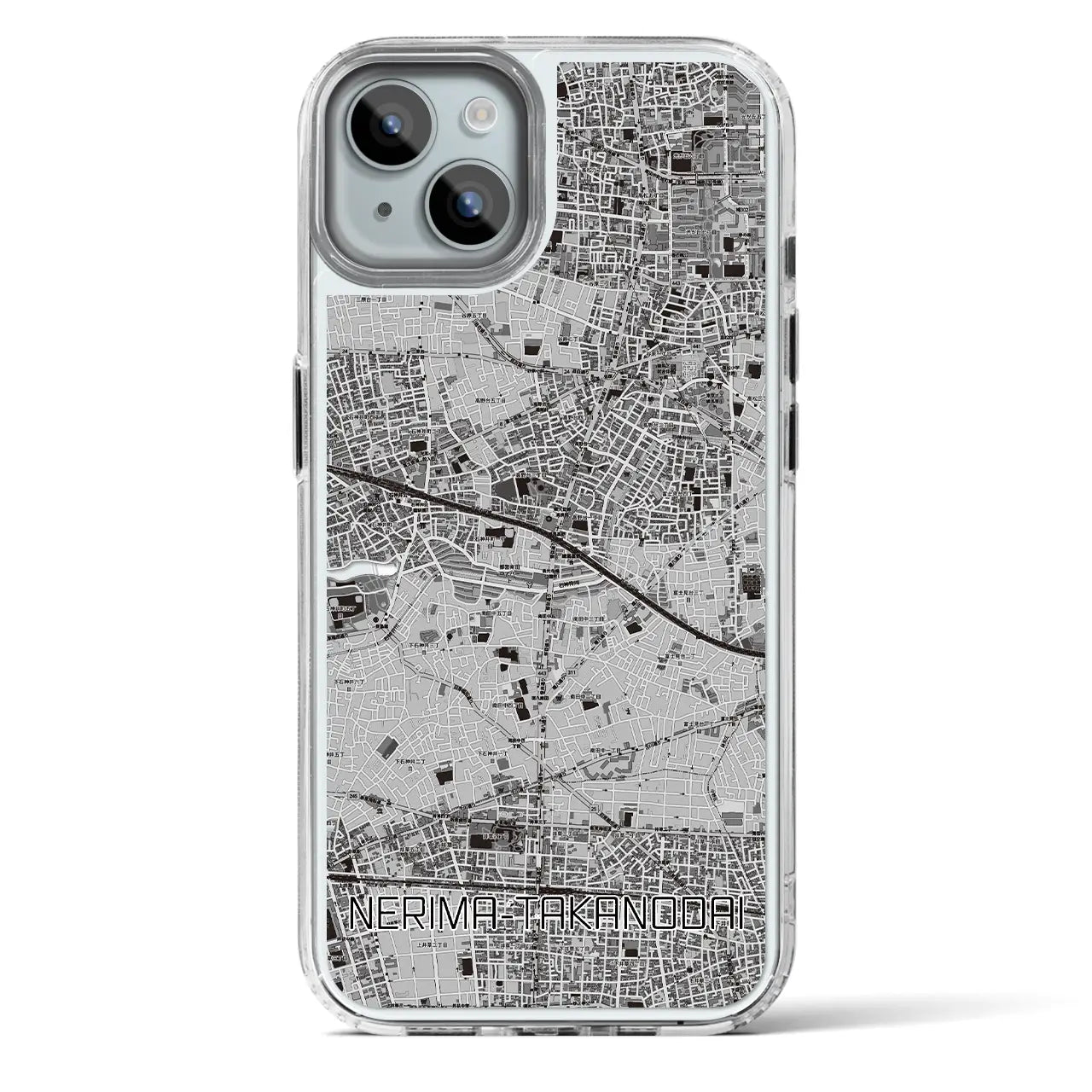 【練馬高野台(東京都)】地図柄iPhoneケース(MagSafeタイプ)