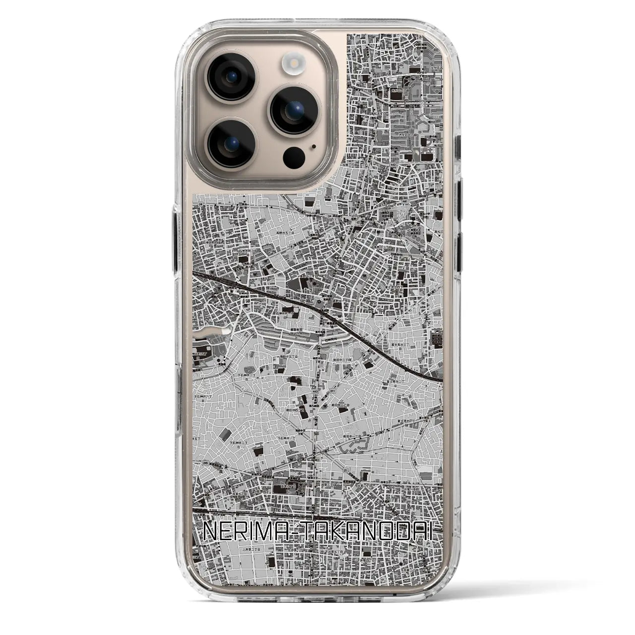 【練馬高野台(東京都)】地図柄iPhoneケース(MagSafeタイプ)