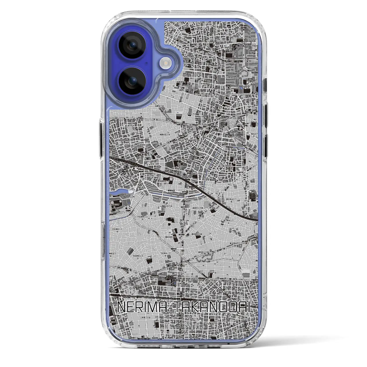 【練馬高野台(東京都)】地図柄iPhoneケース(MagSafeタイプ)