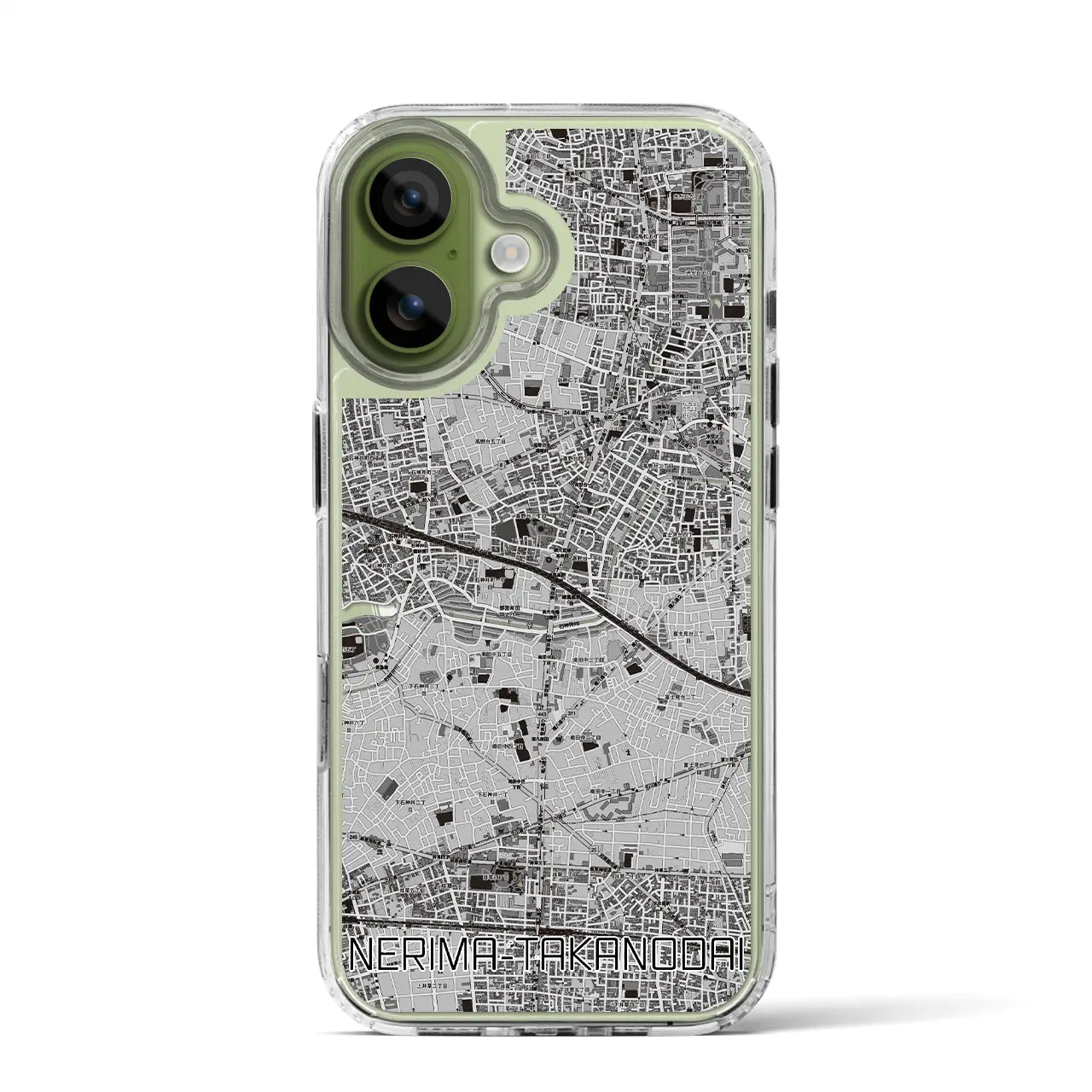 【練馬高野台(東京都)】地図柄iPhoneケース(MagSafeタイプ)