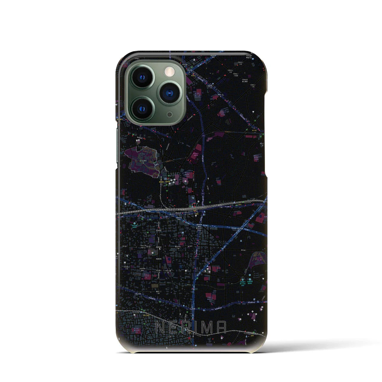 【練馬(東京都)】地図柄iPhoneケース(バックカバータイプ)