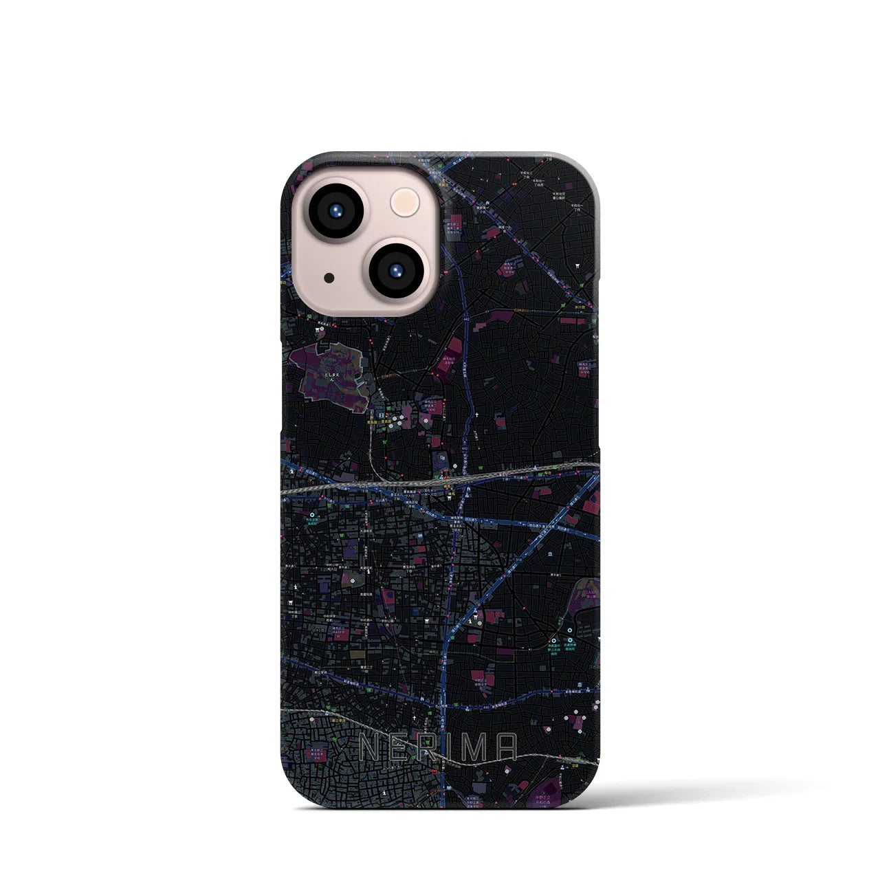 【練馬(東京都)】地図柄iPhoneケース(バックカバータイプ)