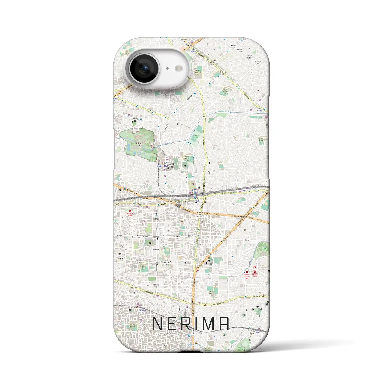 【練馬(東京都)】地図柄iPhoneケース(バックカバータイプ)